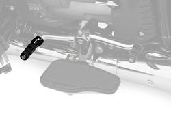 R 18-Schalthebelverlängerung für Modelle mit Trittbrett - schwarz - vorne