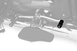 R 18-Schalthebelverlängerung für Modelle mit Trittbrett - schwarz - hinten R 18-Schalthebelverlängerung für Modelle mit Trittbrett - schwarz - hinten