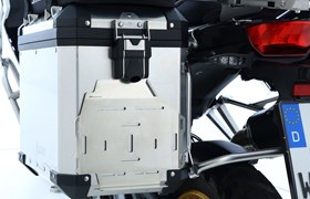 Koffer-Rack - silber - links