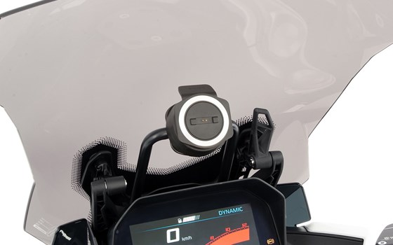 Navihalter für Geräteträger 12mm Rundrohr- schwarz - Bild 2