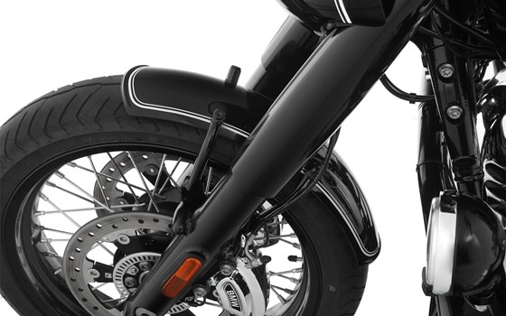 Frontfender RockBob- Blackstorm Metallic - weiß liniert - Bild 2