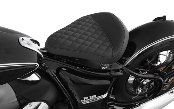 Schwingsattel RockBob für Heckfender RockBob R 18 - schwarz - Echtleder - Bild 1