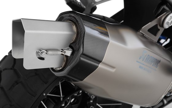 Auspuffdeflektor GONZZOO für Sportschalldämpfer Akrapovic- Edelstahl - Bild 1