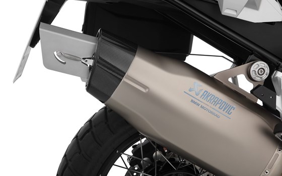 Auspuffdeflektor GONZZOO für Sportschalldämpfer Akrapovic- Edelstahl - Bild 2