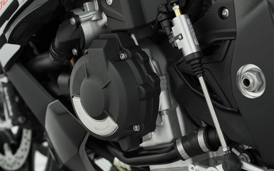 Motorschutzcover Set für Kupplung und Lichtmaschine - schwarz - Bild 3