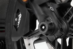 Achs-Schutzpads DOUBLESHOCK - schwarz - vorne