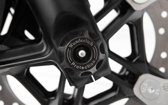 Achs-Schutzpads DOUBLESHOCK - schwarz - vorne - Bild 3