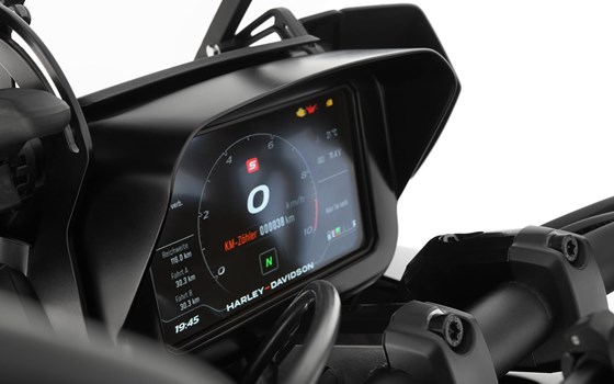 Blendschutz für Cockpit TFT 6,8 Zoll Pan America 1250- schwarz - Bild 1