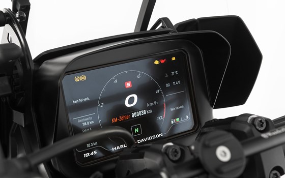 Blendschutz für Cockpit TFT 6,8 Zoll Pan America 1250- schwarz - Bild 2
