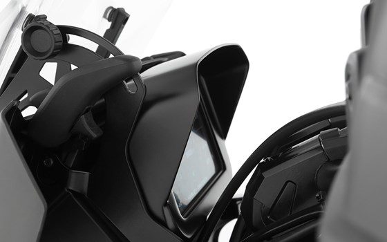 Blendschutz für Cockpit TFT 6,8 Zoll Pan America 1250- schwarz - Bild 3