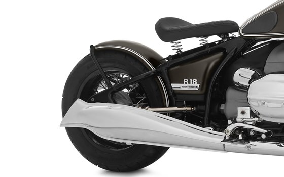 Heckfender RockBob- Manhattan metallic matt - weiß liniert - Bild 2