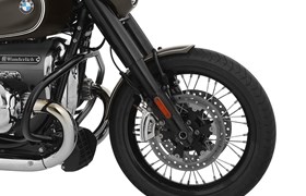 Frontfender RockBob- Manhattan metallic matt - weiß liniert