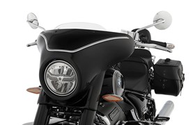 Verkleidung HIGHWAY R 18- Blackstorm Metallic - weiß liniert