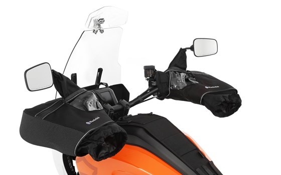 Motorrad Lenkerstulpen- schwarz - Bild 1