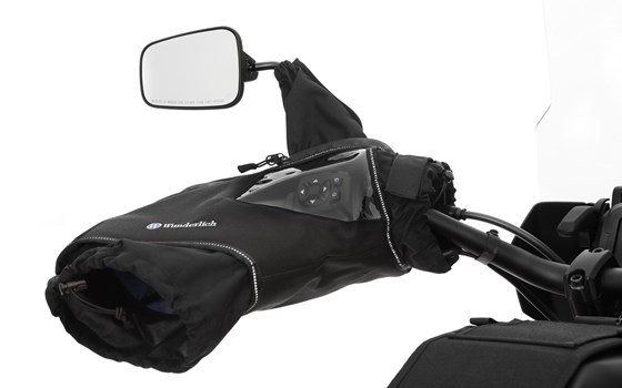 Motorrad Lenkerstulpen- schwarz - Bild 3