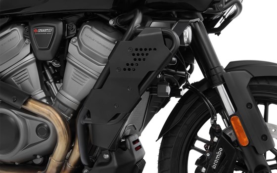 Verkleidungsschutz für Original Motorschutzbügel Pan Americ- schwarz - Bild 1