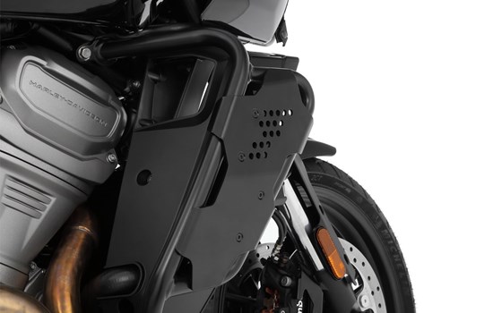 Verkleidungsschutz für Original Motorschutzbügel Pan Americ- schwarz - Bild 3