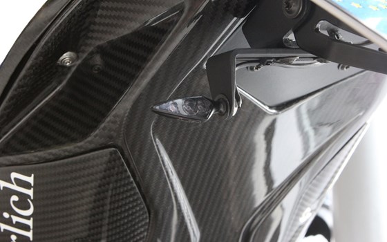 Blinker Halterung für Zubehörblinker - schwarz - M5 Blinker Anschlussgewinde - Bild 1