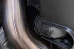 Hitzeschutzblech für Wasserkühlerschlauch- schwarz