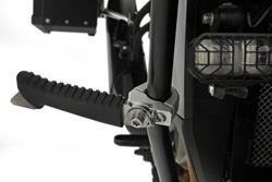 Schutzbügelrasten - silber - links und rechts