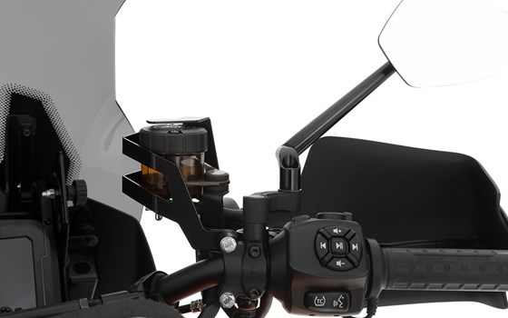 Bremsflüssigkeitsbehälter Schutz Pan America 1250 - schwarz - vorne - Bild 1