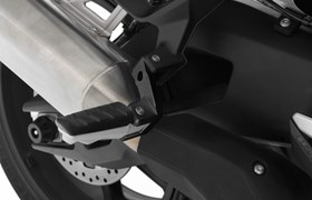 Beifahrerrastenverlegung- schwarz