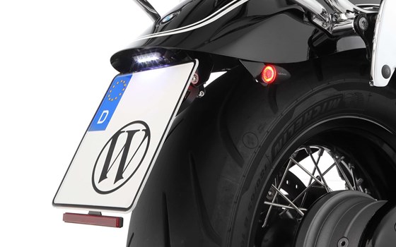 Heckumbau PURE mit Blinkerhalter R 18 - schwarz - M8 Blinker Anschlussgewinde - Bild 2