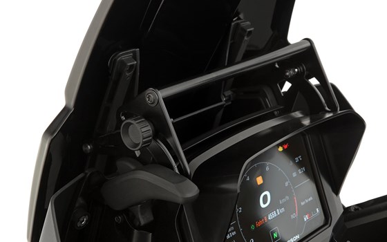 Geräteträger für Scheibenverstärkung - schwarz - links und rechts - Bild 3