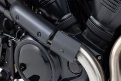 Hitzeschutz Krümmer Pan America 1250- schwarz