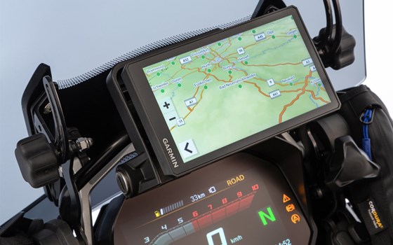 Navigationsadapter für Garmin und TomTom an BMW Navigatorvo- schwarz - Bild 2