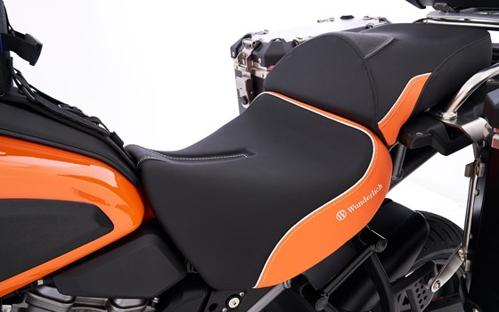 Fahrer Sitzbank AKTIVKOMFORT Pan America 1250 - schwarz-orange - Standard - Bild 1