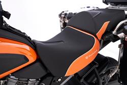 Fahrer Sitzbank AKTIVKOMFORT Pan America 1250 - schwarz-orange - Standard