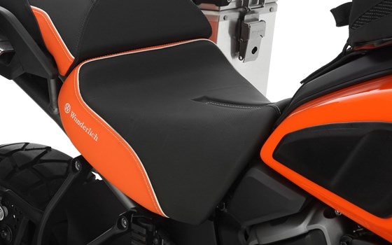 Fahrer Sitzbank AKTIVKOMFORT Pan America 1250 - schwarz-orange - Standard - Bild 2