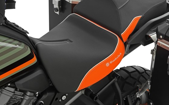 Fahrer Sitzbank AKTIVKOMFORT Pan America 1250 - schwarz-orange - Standard - Bild 3