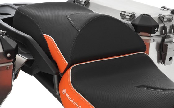 Beifahrer Sitzbank AKTIVKOMFORT Pan America 1250- schwarz-orange - Bild 1 Beifahrer Sitzbank AKTIVKOMFORT Pan America 1250- schwarz-orange - Bild 1