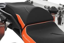 Beifahrer Sitzbank AKTIVKOMFORT Pan America 1250- schwarz-orange