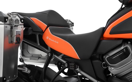 Beifahrer Sitzbank AKTIVKOMFORT Pan America 1250- schwarz-orange - Bild 3