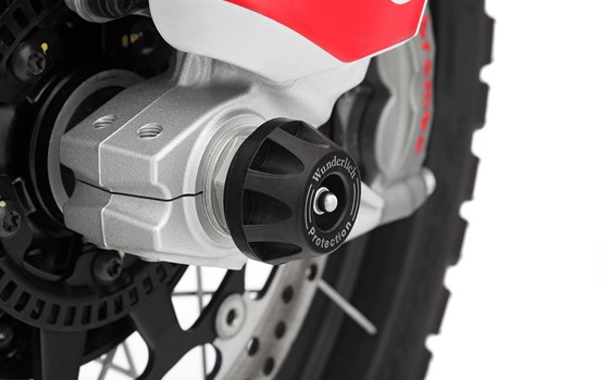 Achs-Schutzpads DOUBLESHOCK DesertX (Discovery) - schwarz - vorne - Bild 1