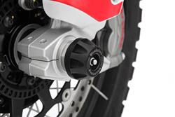 Achs-Schutzpads DOUBLESHOCK DesertX (Discovery) - schwarz - vorne