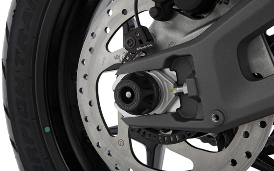 Achs-Schutzpads DOUBLESHOCK - schwarz - hinten - Bild 3