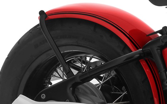 Heckfender RockBob- marsrot metallic - schwarz liniert - Bild 1