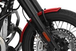 Frontfender RockBob- marsrot metallic - schwarz liniert
