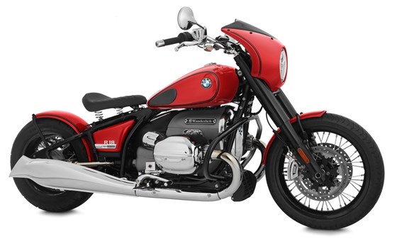 Frontfender RockBob- marsrot metallic - schwarz liniert - Bild 2