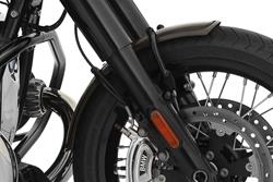 Frontfender RockBob- Manhattan metallic matt - schwarz liniert