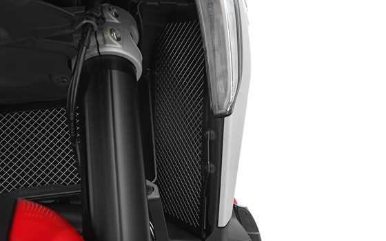 Wasserkühlerschutz EXTREME Multistrada V4- schwarz - Bild 1