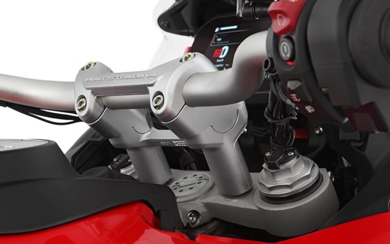 Lenkererhöhung Multistrada V4 ERGO+- silber - Bild 1