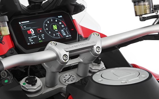 Lenkererhöhung Multistrada V4 ERGO+- silber - Bild 2