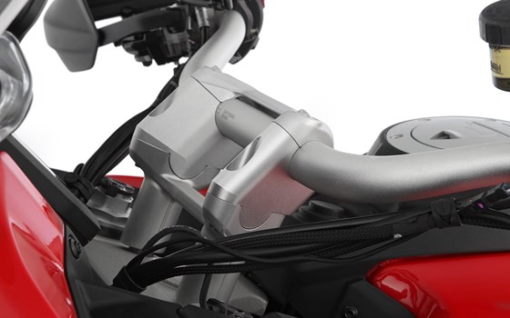 Lenkererhöhung Multistrada V4 ERGO+- silber - Bild 3