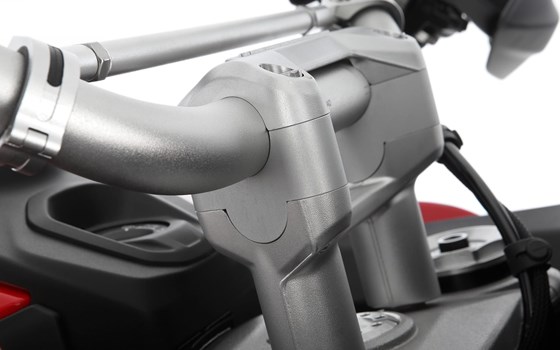 Lenkererhöhung ERGO Ducati Multistrada V4 - silber - 25mm - Bild 1