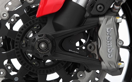 ABS Sensorschutz Multistrada V4 - schwarz - vorne - Bild 1
